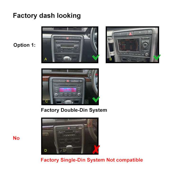 Nakamichi NA9AUDIA420002008 Android NA9 Wireless Apple CarPlay Android Auto Sat Nav Compatible with Audi A4 2000-2008