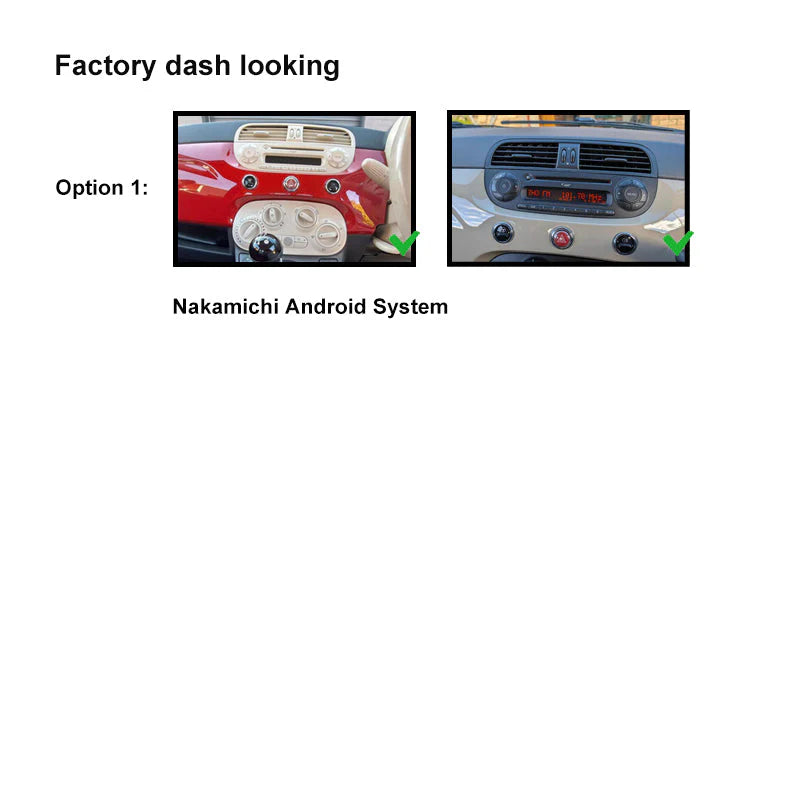 Nakamichi NA9FIAT50020082014 Android NA9 Wireless Apple CarPlay Android Auto Sat Nav Compatible with Fiat 500 2008-2014