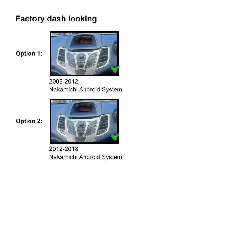 Nakamichi NA9FORDFIESTA20082018 Android NA9 Wireless Apple CarPlay Android Auto Sat Nav Compatible with Ford Fiesta 2008-2018