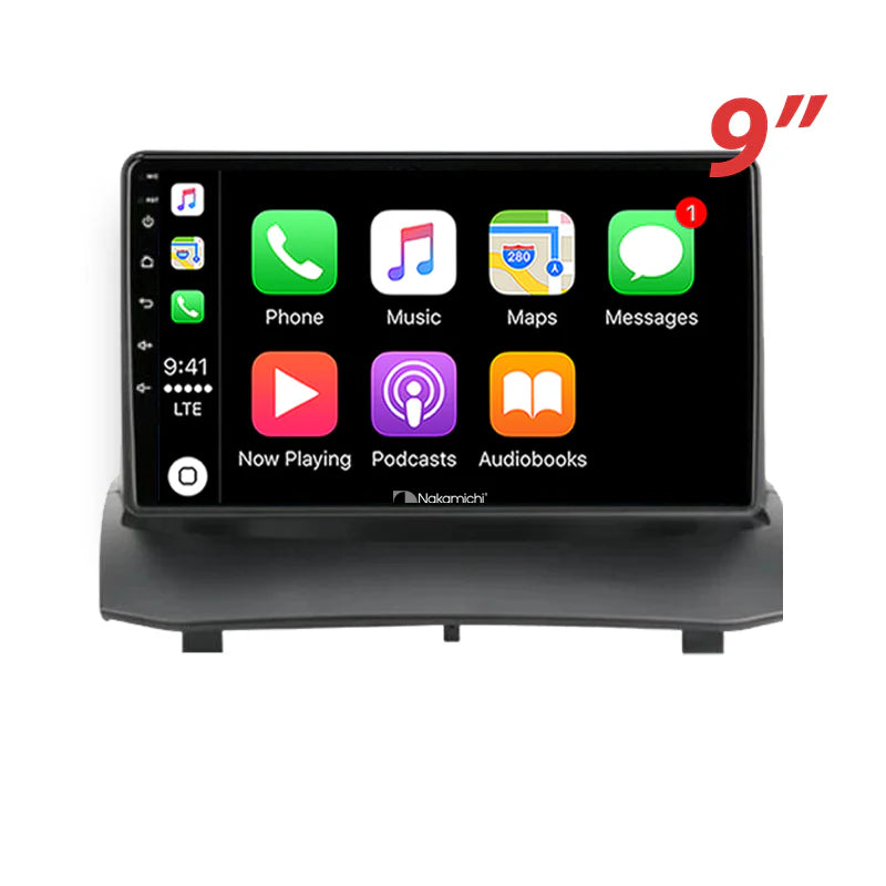 Nakamichi NA9FORDFIESTA20082018 Android NA9 Wireless Apple CarPlay Android Auto Sat Nav Compatible with Ford Fiesta 2008-2018
