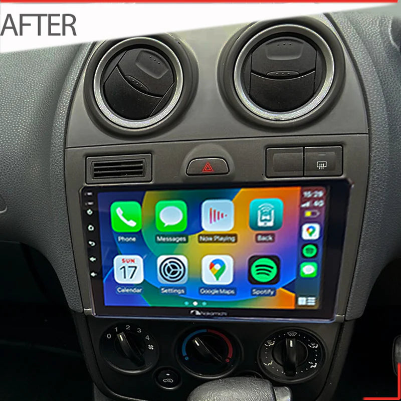 Nakamichi NA9FORDTRANSIT20072013-1 Android NA9 Wireless Apple CarPlay Android Auto Sat Nav Compatible with Ford Fiesta 2006-2008 / Ford Kuga 2012 TE / Ford Transit 2007-2013