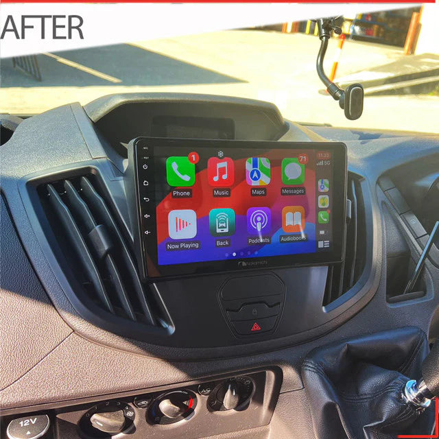 Nakamichi NA9FORDTRANSIT20142017VO Android NA9 Wireless Apple CarPlay Android Auto Sat Nav Compatible with Ford Transit 2014-2017 VO