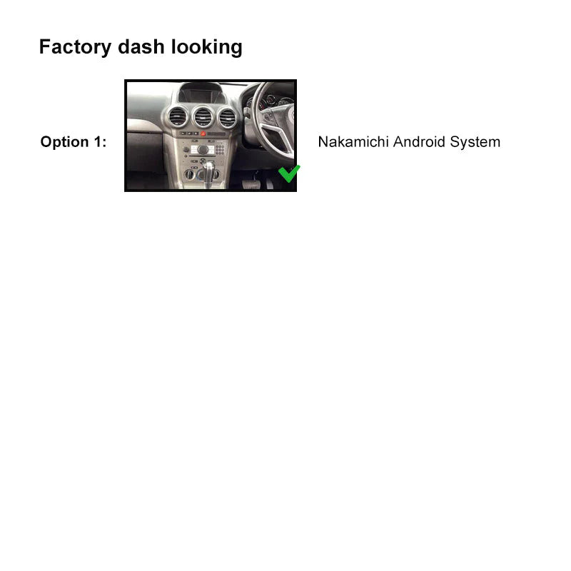 Nakamichi NA9HOLDENCAPTIVA520072015 Android NA9 Wireless Apple CarPlay Android Auto Sat Nav Compatible with Holden Captiva 5 2007-2015