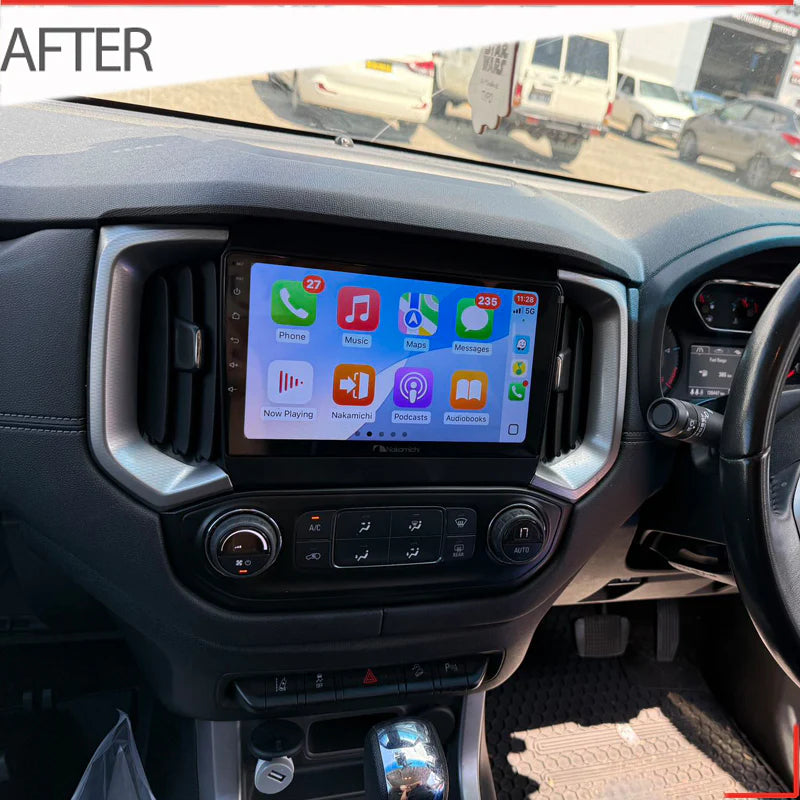 Nakamichi NAXHOLDENCAPTIVA7TOPSCREEN Android NAX Wireless Apple CarPlay Android Auto Sat Nav Compatible with Holden Captiva 7 Top Screen