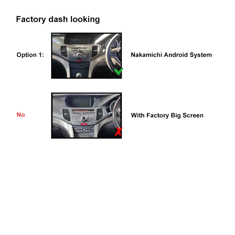 Nakamichi NA9HONDAACCORDEURO20082015 Android NA9 Wireless Apple CarPlay Android Auto Sat Nav Compatible with Honda Accord Euro 2008-2015