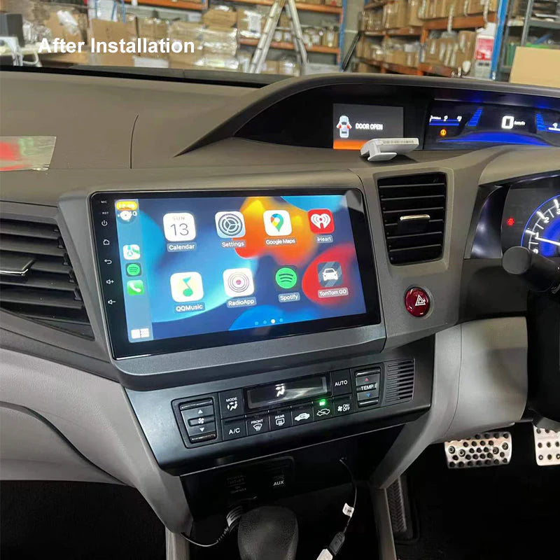 Nakamichi NA9HONDACIVIC20122015SEDAN Android NA9 Wireless Apple CarPlay Android Auto Sat Nav Compatible with Honda Civic 2012-2015 Sedan