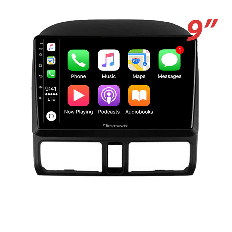 Nakamichi NA9HONDACRV20022006 Android NA9 Wireless Apple CarPlay Android Auto Sat Nav Compatible with Honda CRV 2002-2006