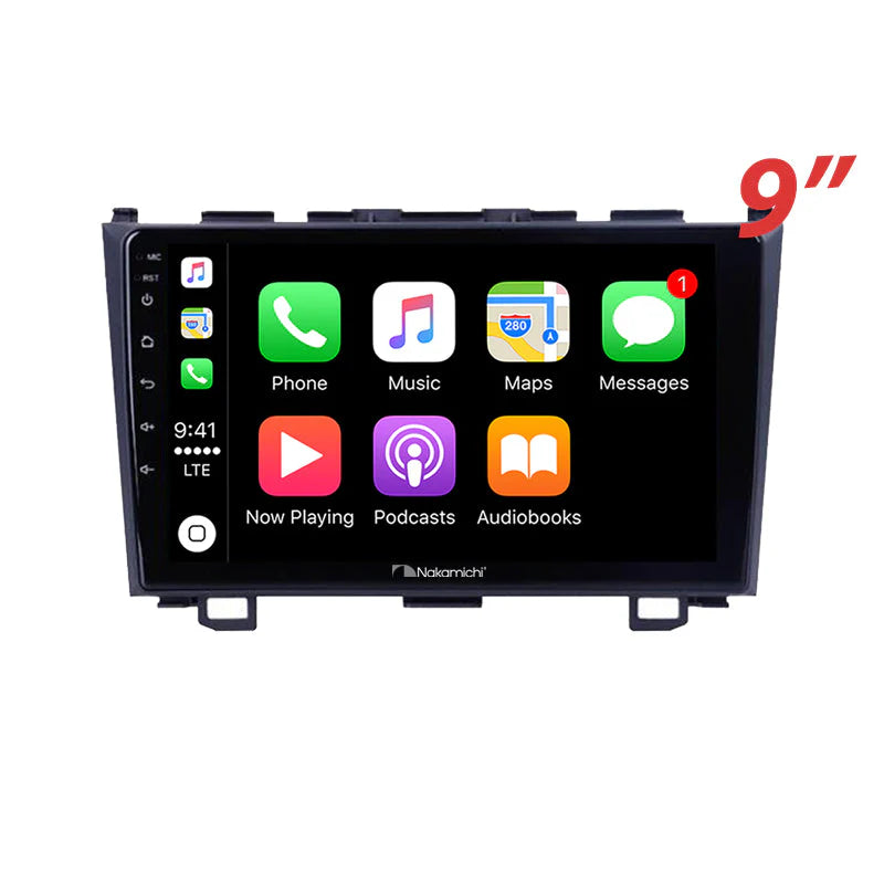 Nakamichi NA9HONDACRV20062011 Android NA9 Wireless Apple CarPlay Android Auto Sat Nav Compatible with Honda CRV 2006-2011