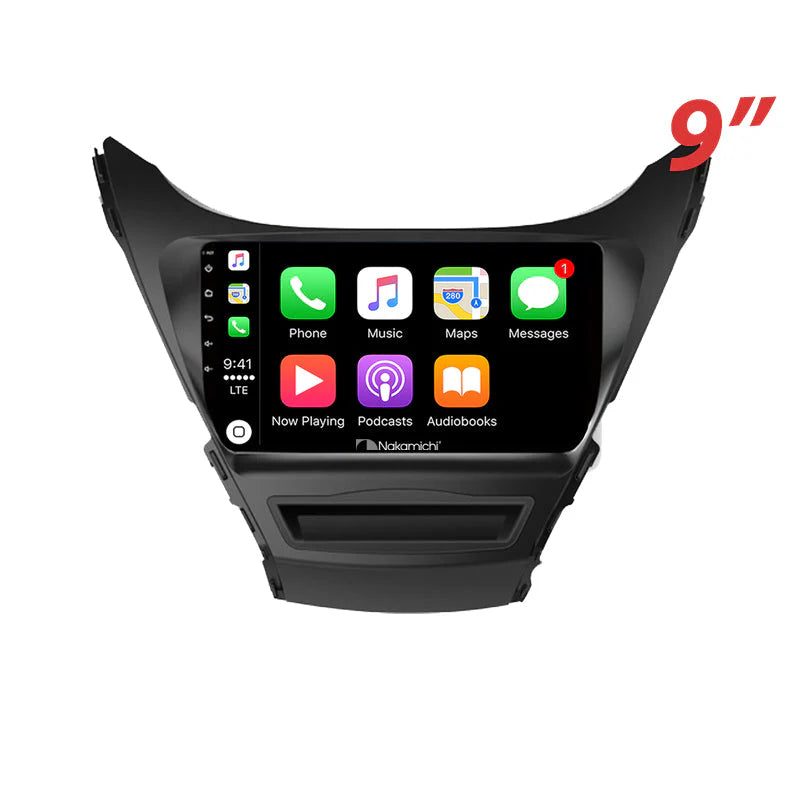 Nakamichi NA9HYUNDAIELANTRA20132015 Android NA9 Wireless Apple CarPlay Android Auto Sat Nav Compatible with Hyundai Elantra 2013-2015