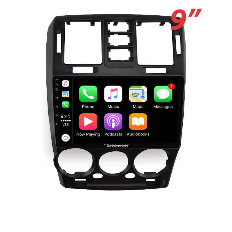 Nakamichi NA9HYUNDAIGETZ20022005 Android NA9 Wireless Apple CarPlay Android Auto Sat Nav Compatible with Hyundai Getz 2002-2005