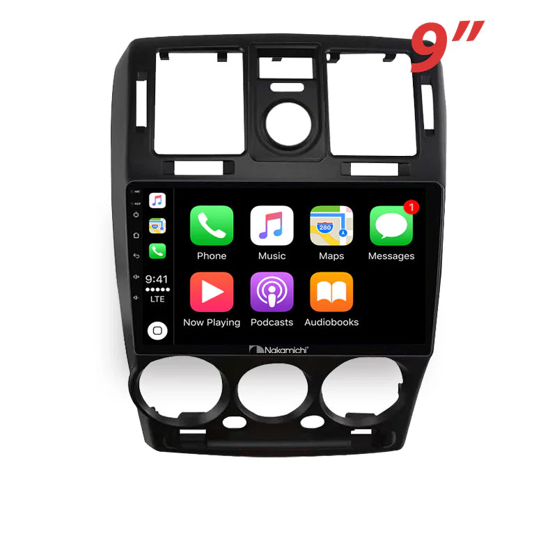 Nakamichi NA9HYUNDAIGETZ20052011 Android NA9 Wireless Apple CarPlay Android Auto Sat Nav Compatible with Hyundai Getz 2005-2011