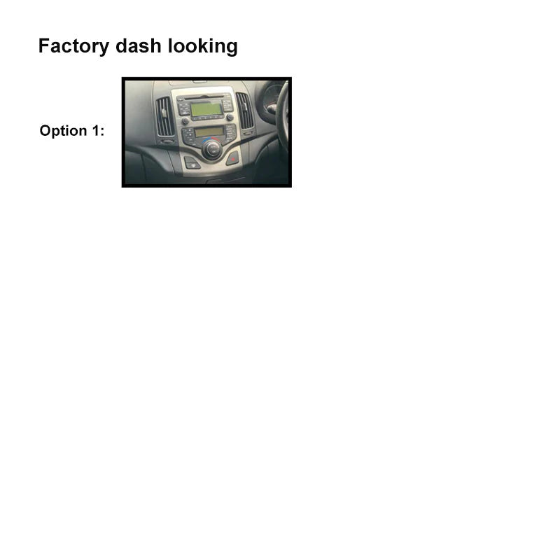 Nakamichi NA9HYUNDAII3020072012AUTO Android Wireless Apple CarPlay Android Auto Sat Nav Solution Compatible with Hyundai i30 2007-2012 Auto A/C