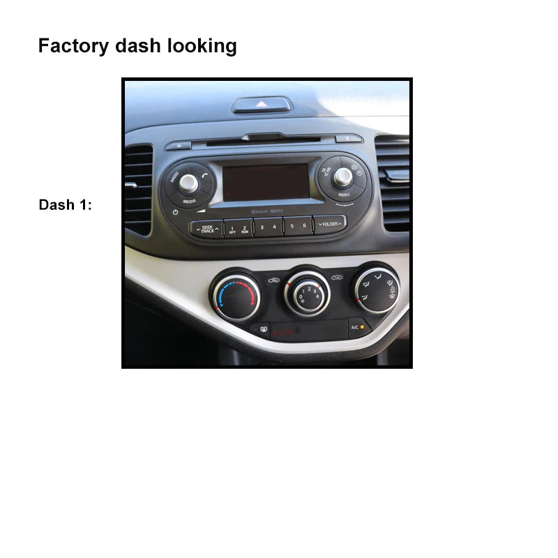 Nakamichi Android NA9KIAPICANTO20112017 Wireless Apple CarPlay Android Auto Sat Nav Solution Compatible with Kia Picanto 2011-2017