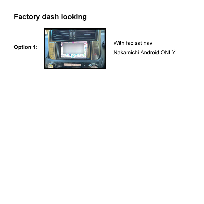 Nakamichi NA9TOYOTAPRADO20092013KAKADU Android NA9 Wireless Apple CarPlay Android Auto Sat Nav Compatible with Toyota Prado 2009-2013 w Factory Navigation Kakadu