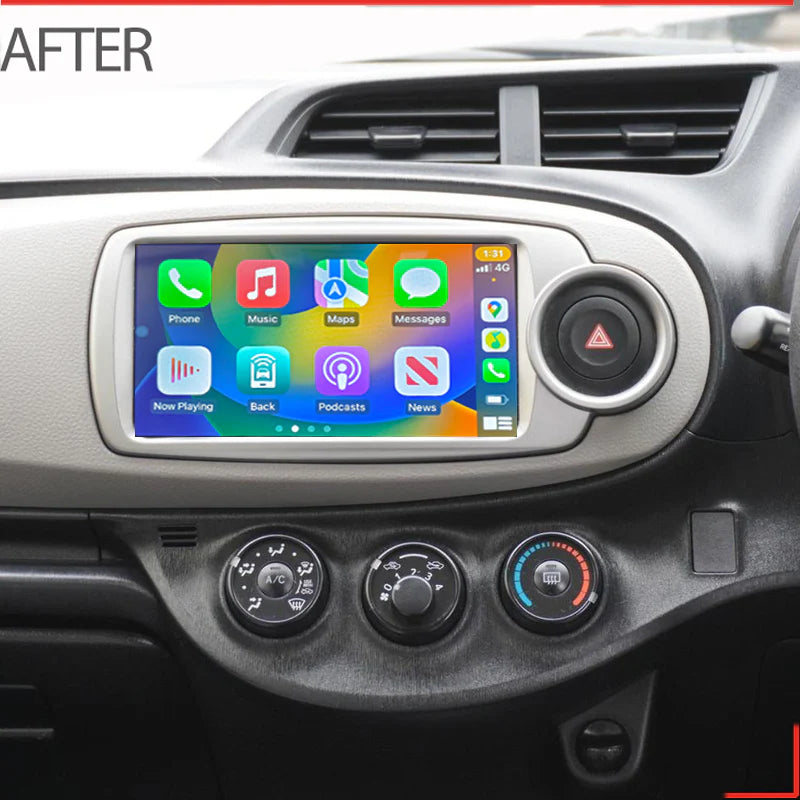 Nakamichi NA9TOYOTAYARIS20112013 Android NA9 Wireless Apple CarPlay Android Auto Sat Nav Compatible with Toyota Yaris 2011-2013