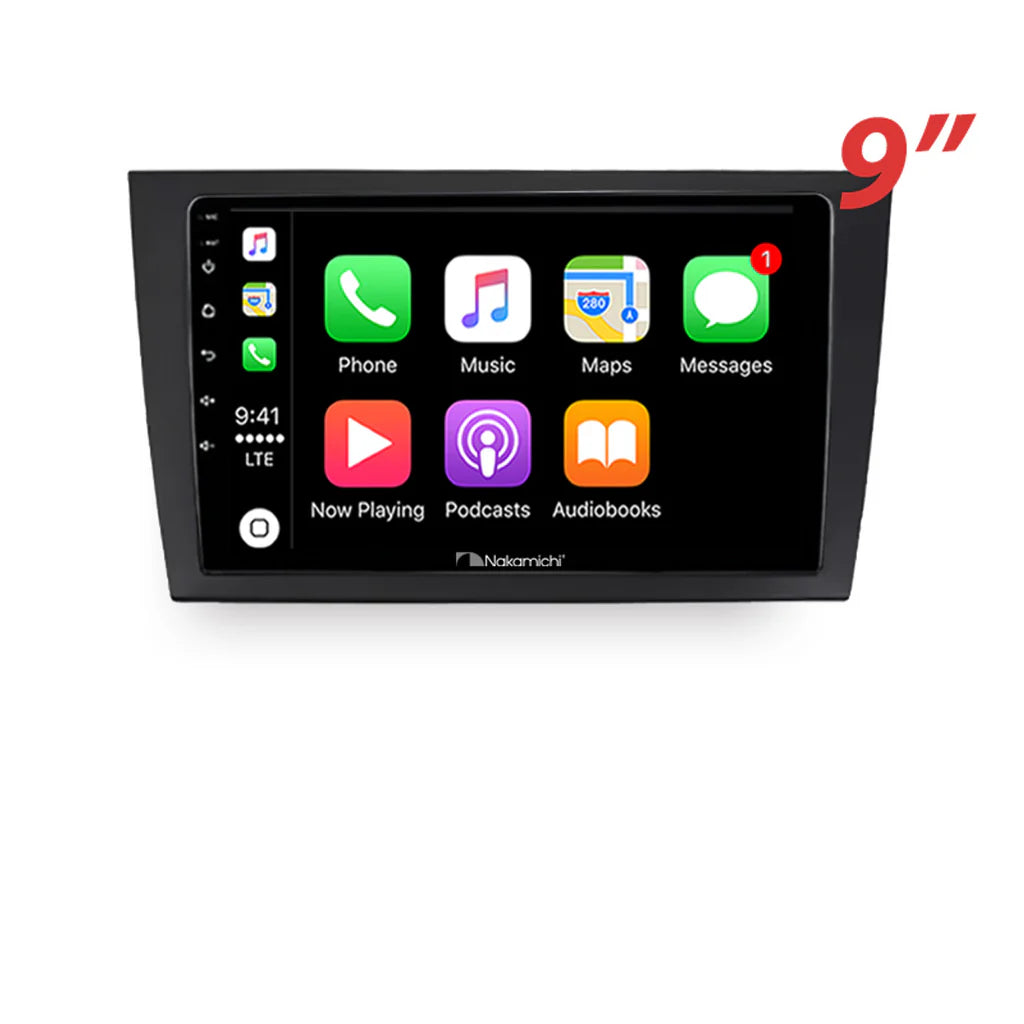 Nakamichi NA9VWGOLF20092013 Android NA9 Wireless Apple CarPlay Android Auto Sat Nav Compatible with Volkswagen Golf 2009-2013