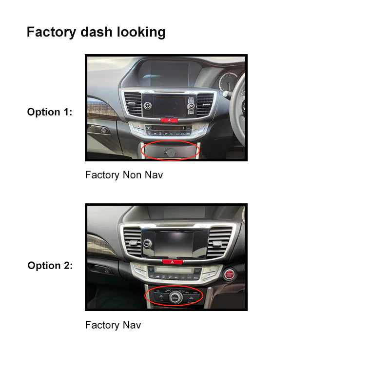 Nakamichi NAXHONDAACCORD20132015 Android NAX Wireless Apple CarPlay Android Auto Sat Nav Compatible with Honda Accord 2013-2015