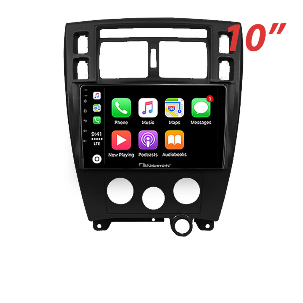 Nakamichi NAXHYUNDAITUCSON20042009 Android NAX Wireless Apple CarPlay Android Auto Sat Nav Compatible with Hyundai Tucson 2004-2009