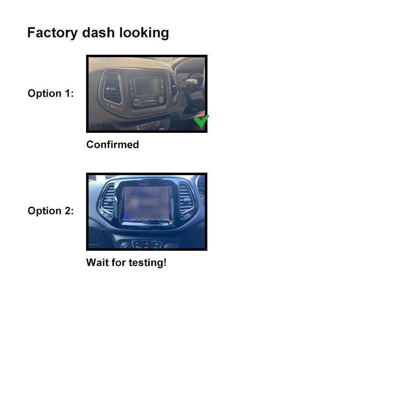 Nakamichi NAXJEEPCOMPASS2017ON Android NAX Wireless Apple CarPlay Android Auto Sat Nav Compatible with Jeep Compass 2017+