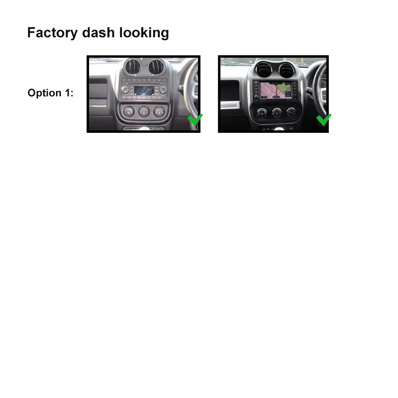 Nakamichi NAXJEEPPATRIOT20092016 Android Wireless Apple CarPlay Android Auto Sat Nav Solution Compatible with Jeep Patriot 2009-2016