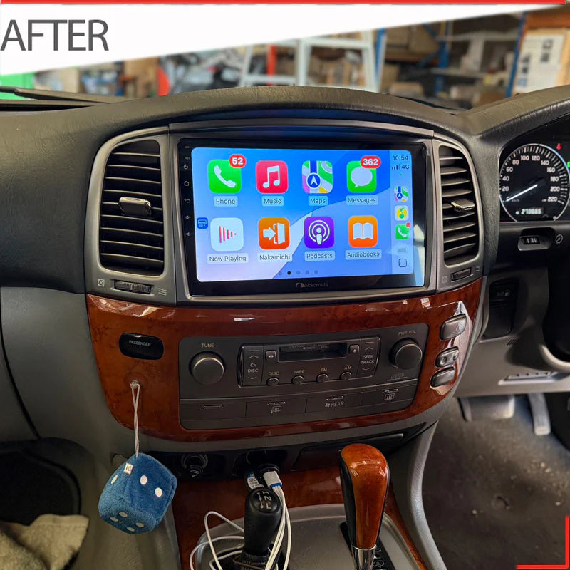 Nakamichi NAXLEXUSLX47020032007 Android NAX Wireless Apple CarPlay Android Auto Sat Nav Compatible with Lexus LX470 2003-2007