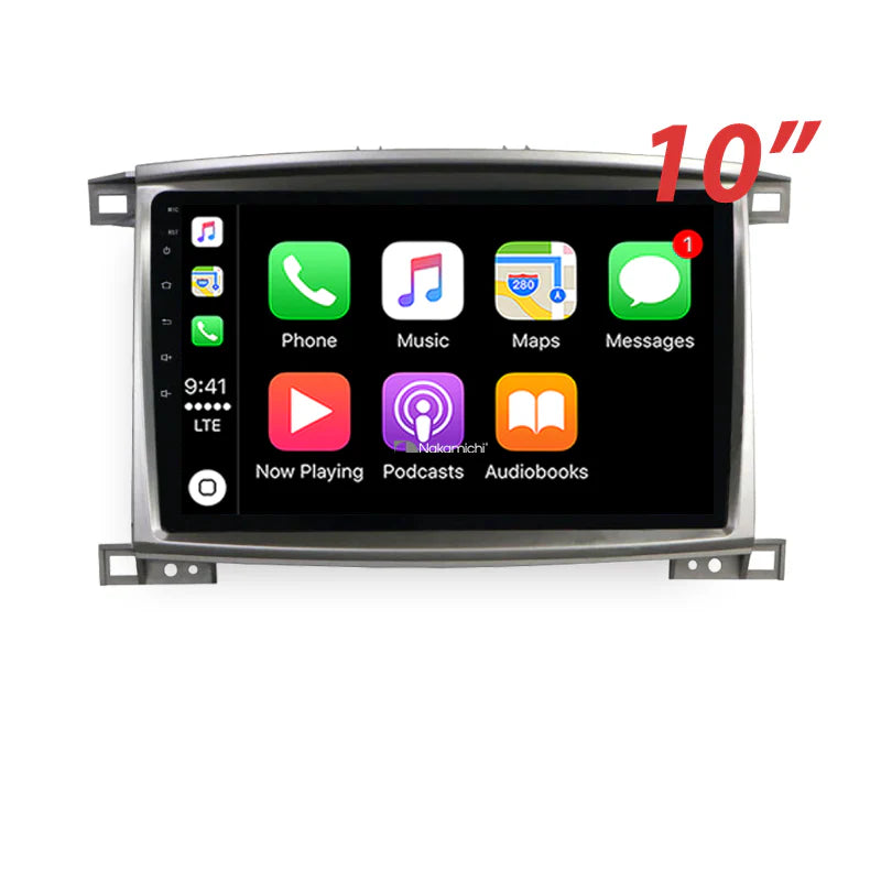 Nakamichi NAXLEXUSLX47020032007 Android NAX Wireless Apple CarPlay Android Auto Sat Nav Compatible with Lexus LX470 2003-2007