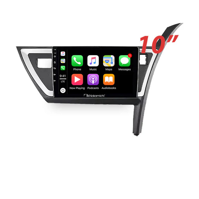 Nakamichi NAXTOYOTACOROLLA20122015HATCH Android NAX Wireless Apple CarPlay Android Auto Sat Nav Compatible with Toyota Corolla 2012-2015 Hatch