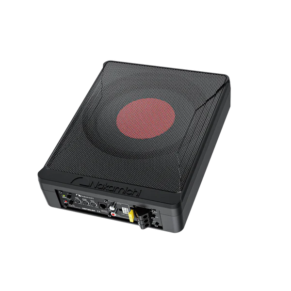 Nakamichi NBF25.5A 9.2 Inch Active Subwoofer with Built-In 150W Amplifier and Stinger STK8 8 Gauge Amplifier Wiring Kit Bundle