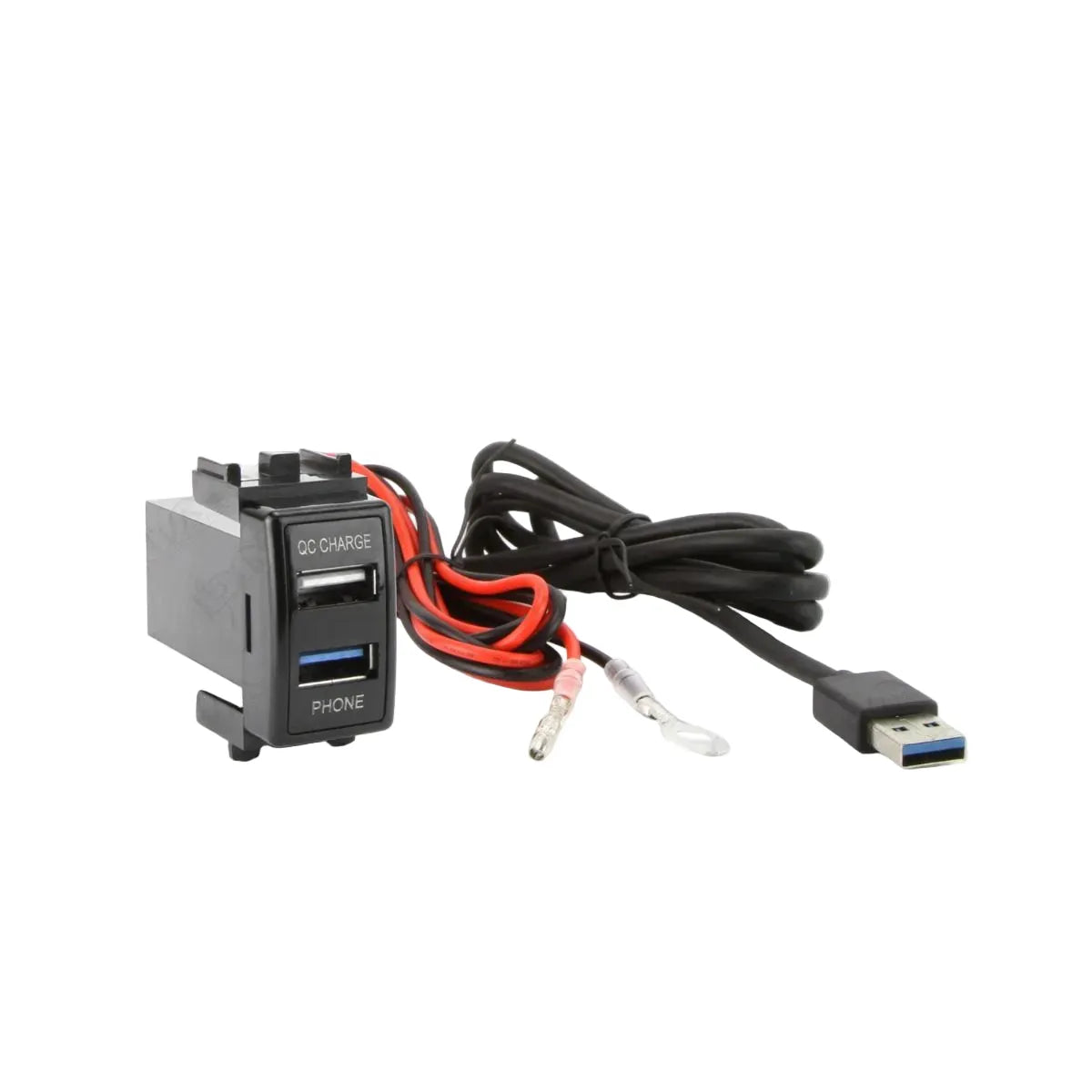 DNA NISUSB01QC USB3.0 + QC3.0 USB 12VDC Fast Charger Suit Nissan Large Switch Sockets