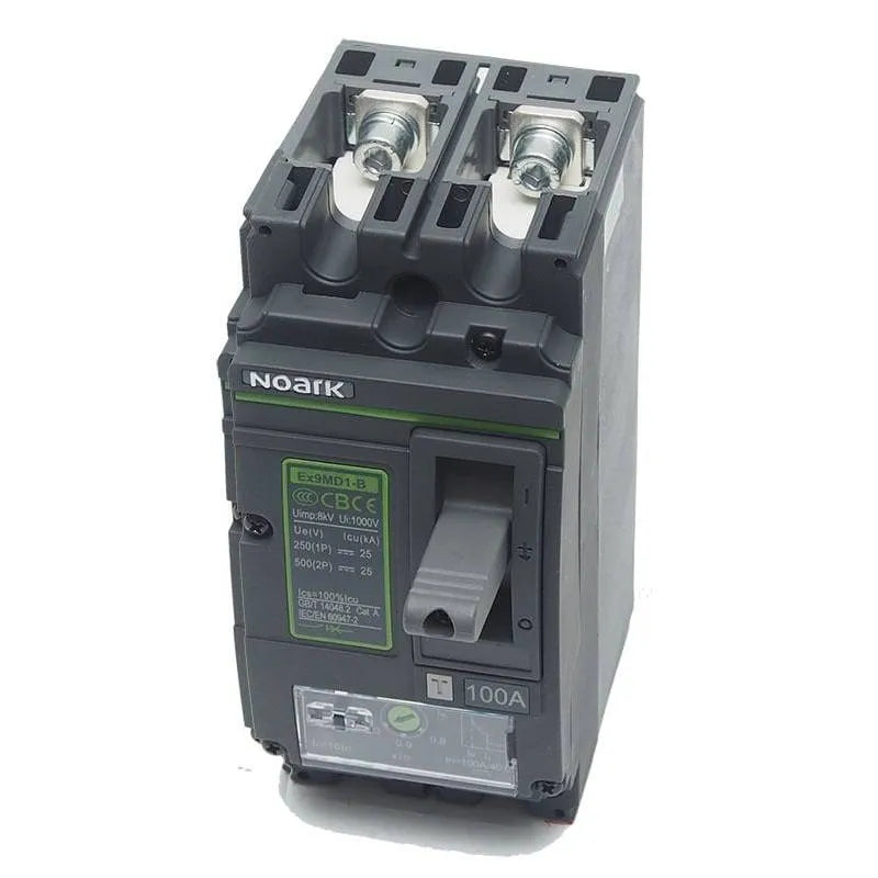 Noark NRK-N28708 MCCB 100A 500VDC 2 Pole
