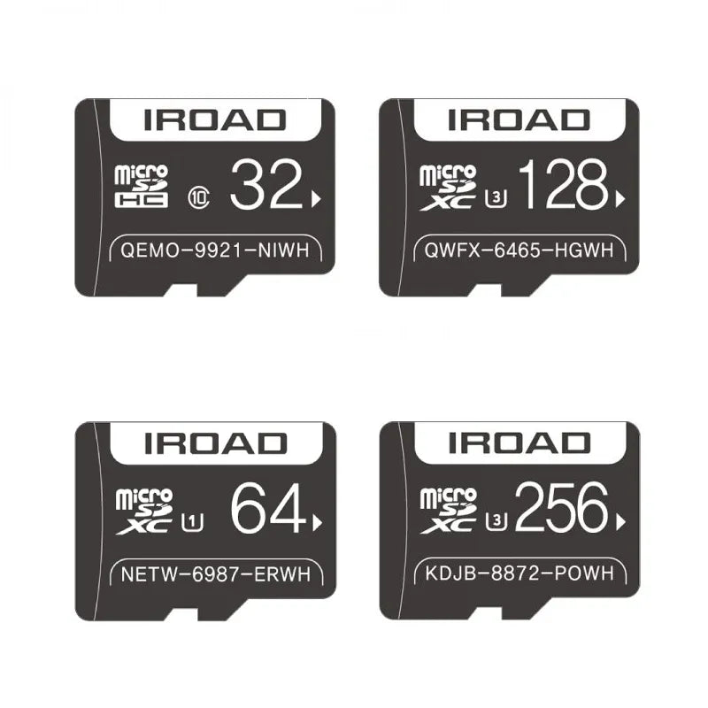 IROAD IRD-MICROSD Grade 3 Class 10 MicroSD Card Suit IROAD Dashcam Models