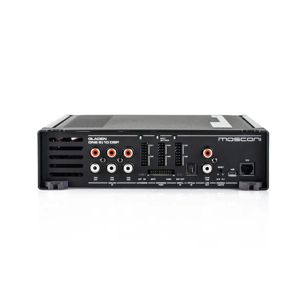 MOSCONI 1-6-10-DSP ONE 6|10 DSP 6-Channel High-Quality Class AB Amplifier