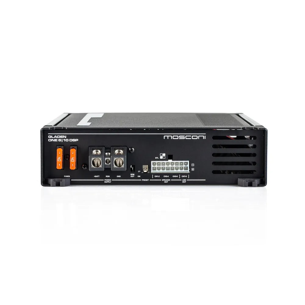 MOSCONI 1-6-10-DSP ONE 6|10 DSP 6-Channel High-Quality Class AB Amplifier
