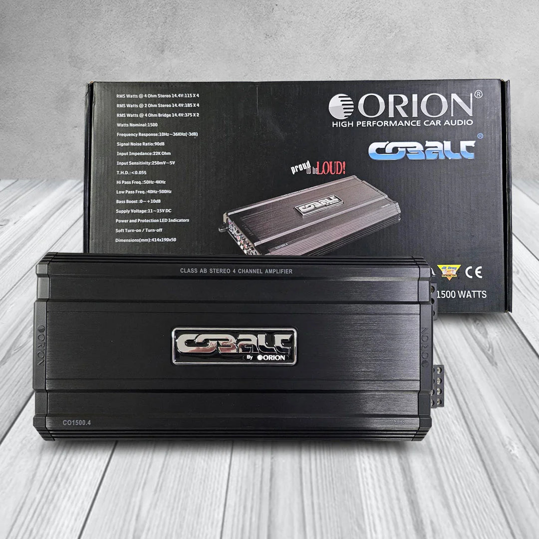Orion CO1500.4 Cobalt 4-Channel Amplifier 3000 Watts