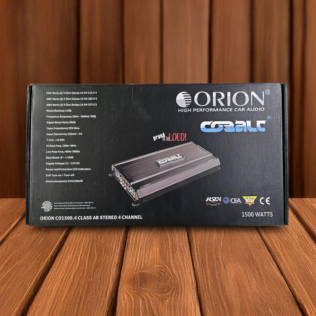Orion CO1500.4 Cobalt 4-Channel Amplifier 3000 Watts