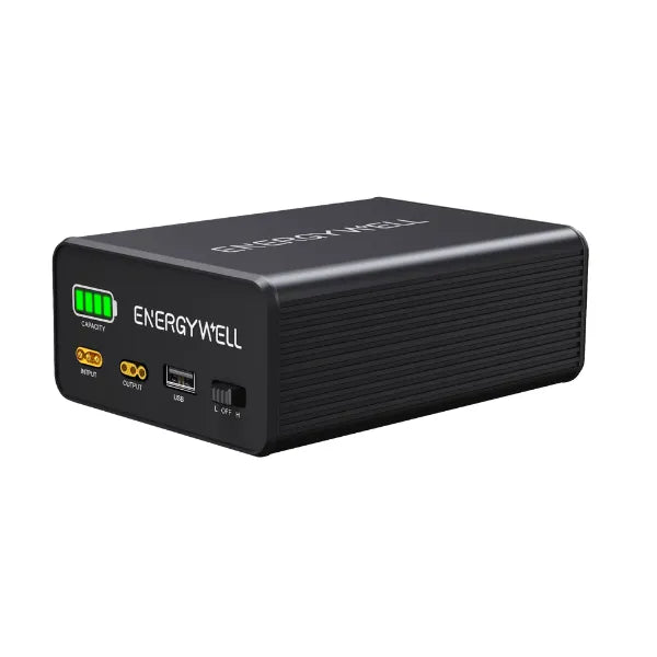 EnergyWell P7D 12.8V 6000mAh LiFePO4 Dash Cam Battery Pack