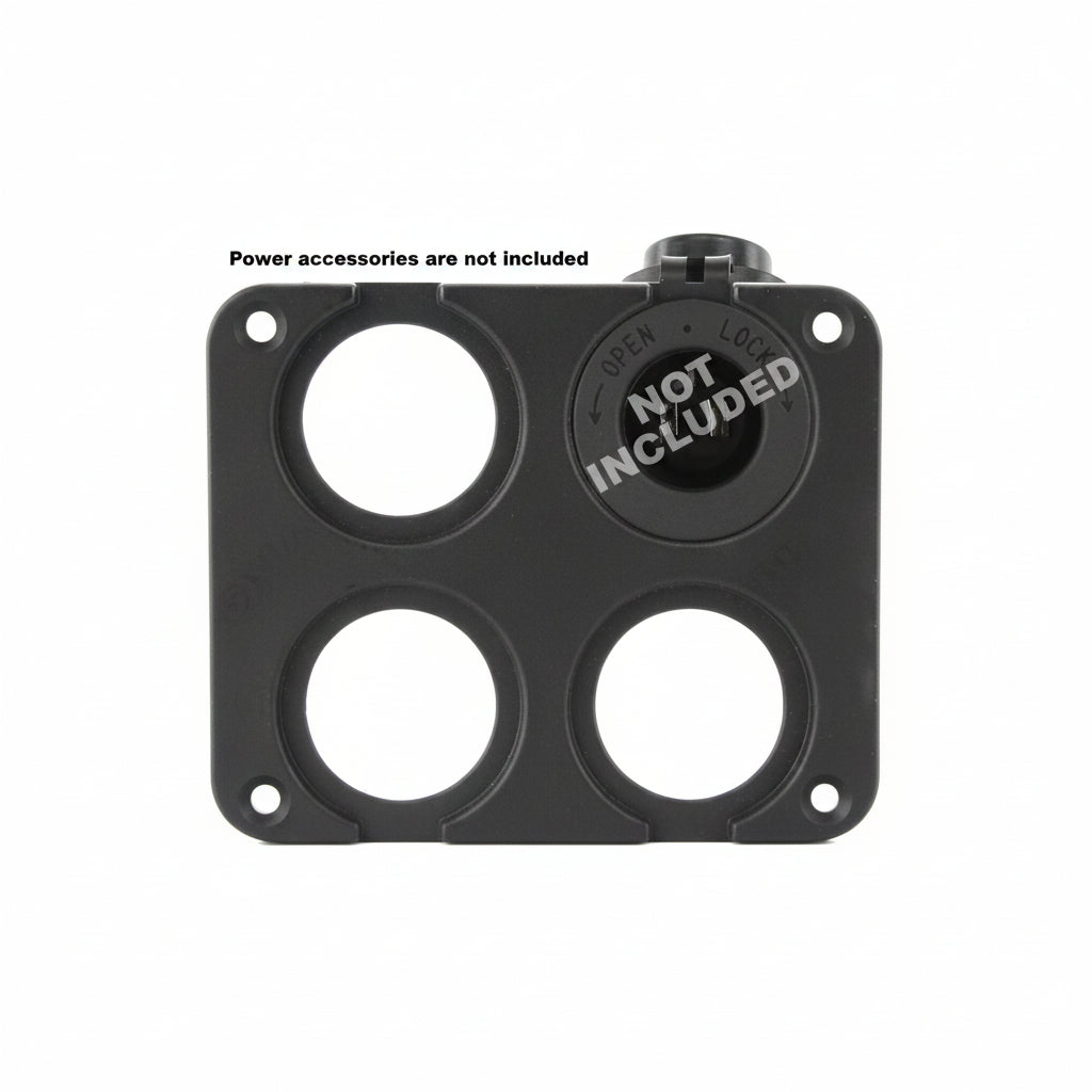 DNA PA004 4 Hole Flush Mount Panel For PA Sockets