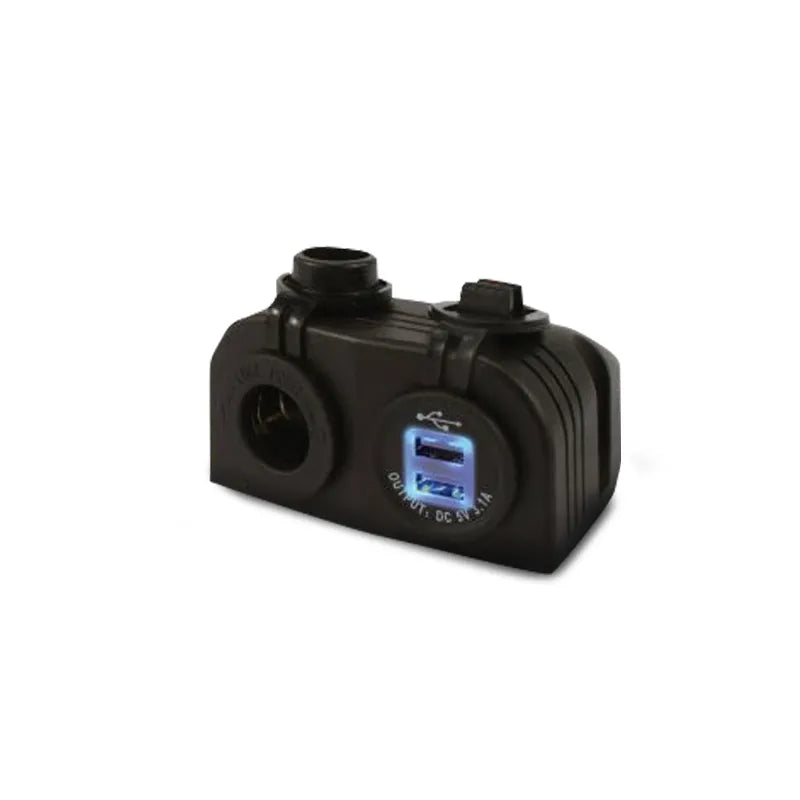 DNA PA401 Heavy Duty Twin Surface Mount Accessory & Dual USB Sockets