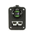 DNA PA503 Panel Mount 50 Amp Anderson Plug & Dual QC USB Sockets & Volt Meter