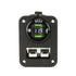 DNA PA503 Panel Mount 50 Amp Anderson Plug & Dual QC USB Sockets & Volt Meter