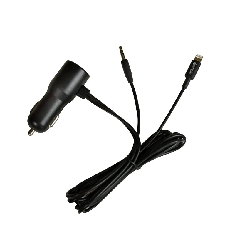 iSimple PACISMJ85BG 1.2-Metre Lightning To 3.5mm AUX – Streaming & Charging