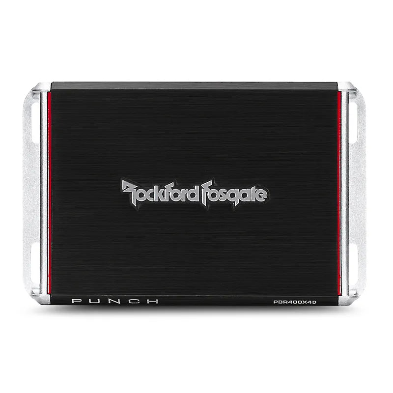 Rockford Fosgate PBR400X4D Punch 400 Watt Full-Range 4-Channel Amplifier