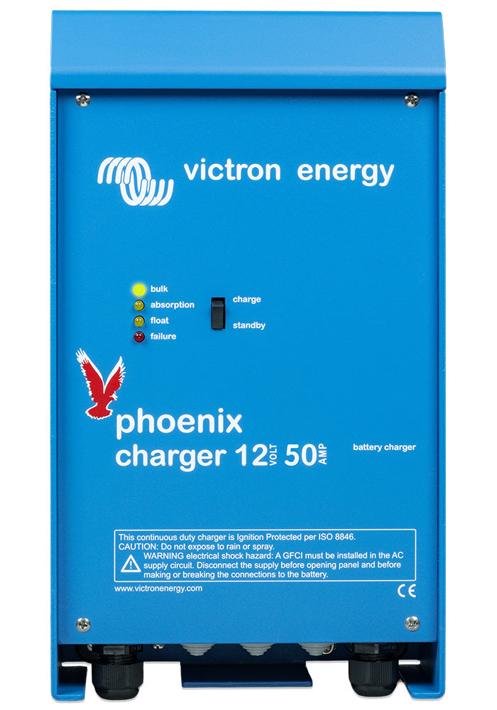 Victron Energy PCH012050001 Phoenix Battery Charger 12/50(2+1) 120-240V