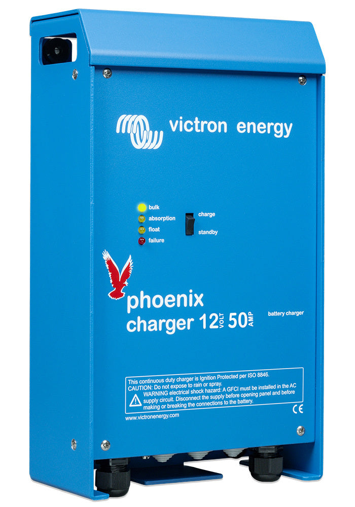 Victron Energy PCH012050001 Phoenix Battery Charger 12/50(2+1) 120-240V