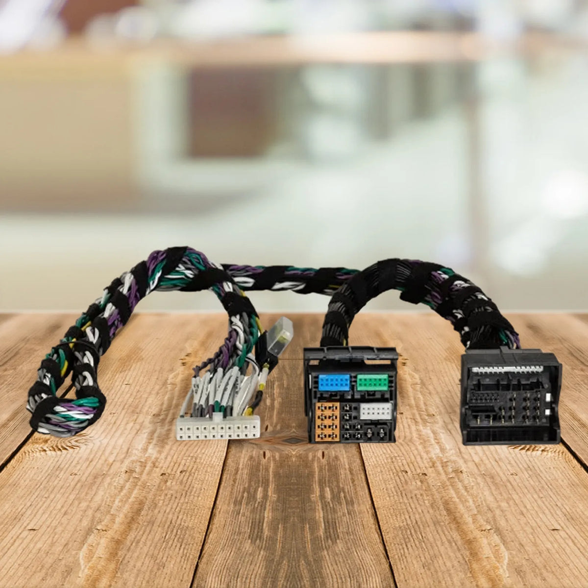 MATCH PP-PAM 92b Car Radio to Amplifier T-Harness Molex  - VAG Quadlock new, v.1 (VW-Audi Group)