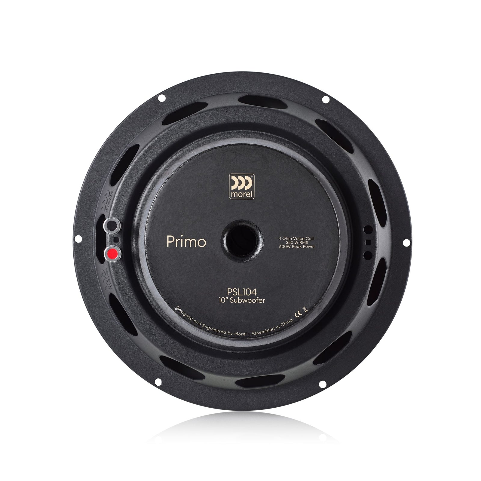 Morel Primo PSL 10.4 10 Inch Shallow Mount Car Audio Subwoofer