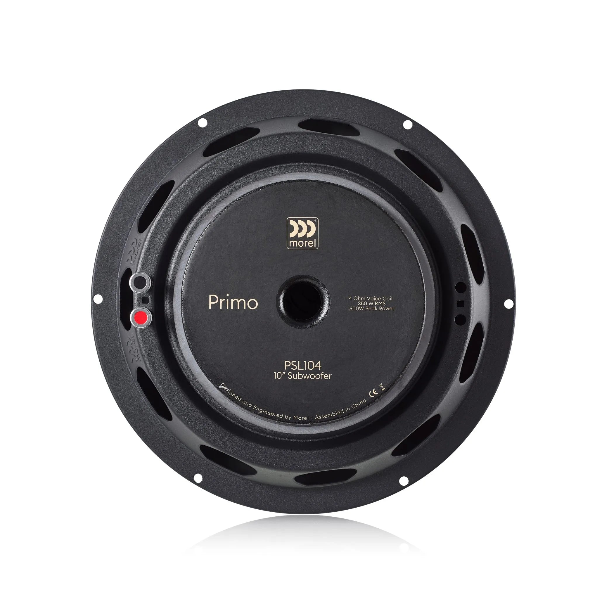 Morel Primo PSL 10.4 10 Inch Shallow Mount Car Audio Subwoofer