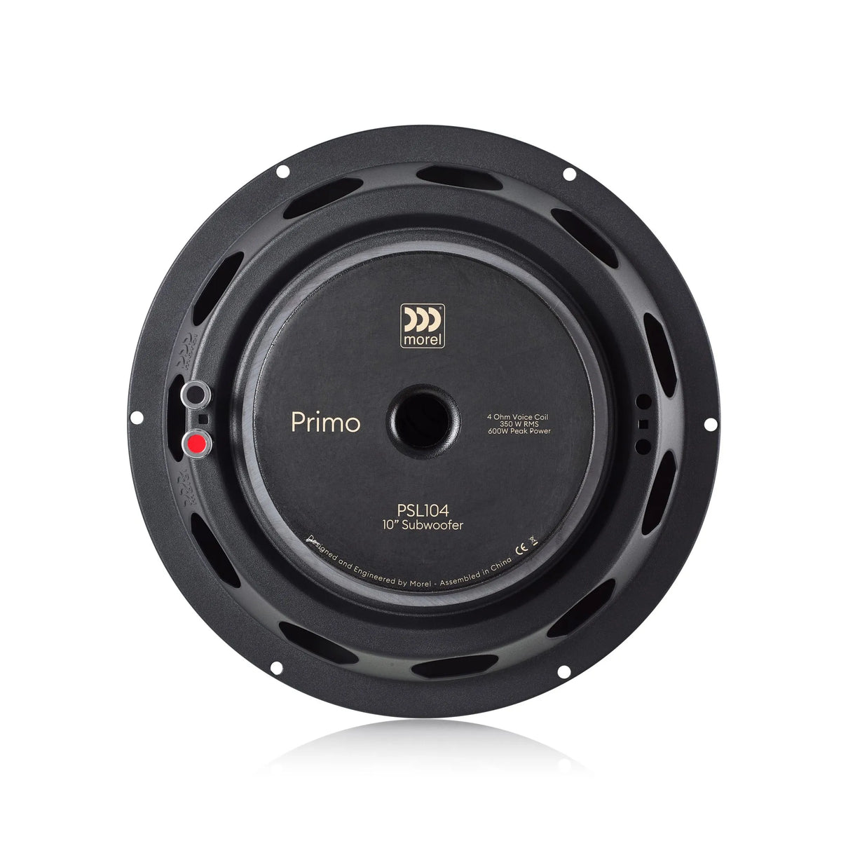 Morel Primo PSL 10.4 10 Inch Shallow Mount Car Audio Subwoofer