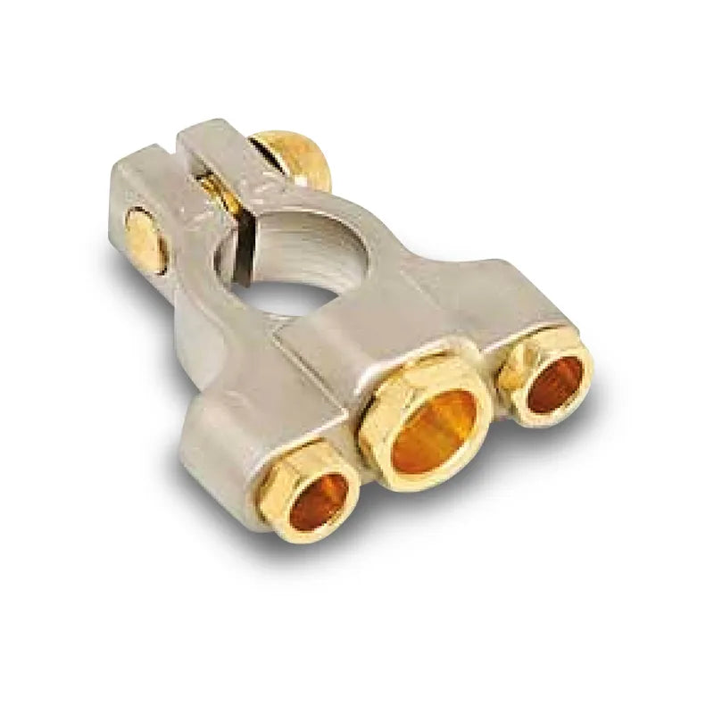 Aerpro PS15 Battery Terminal Negative Silver/Gold (Gold-Plated Bolt)