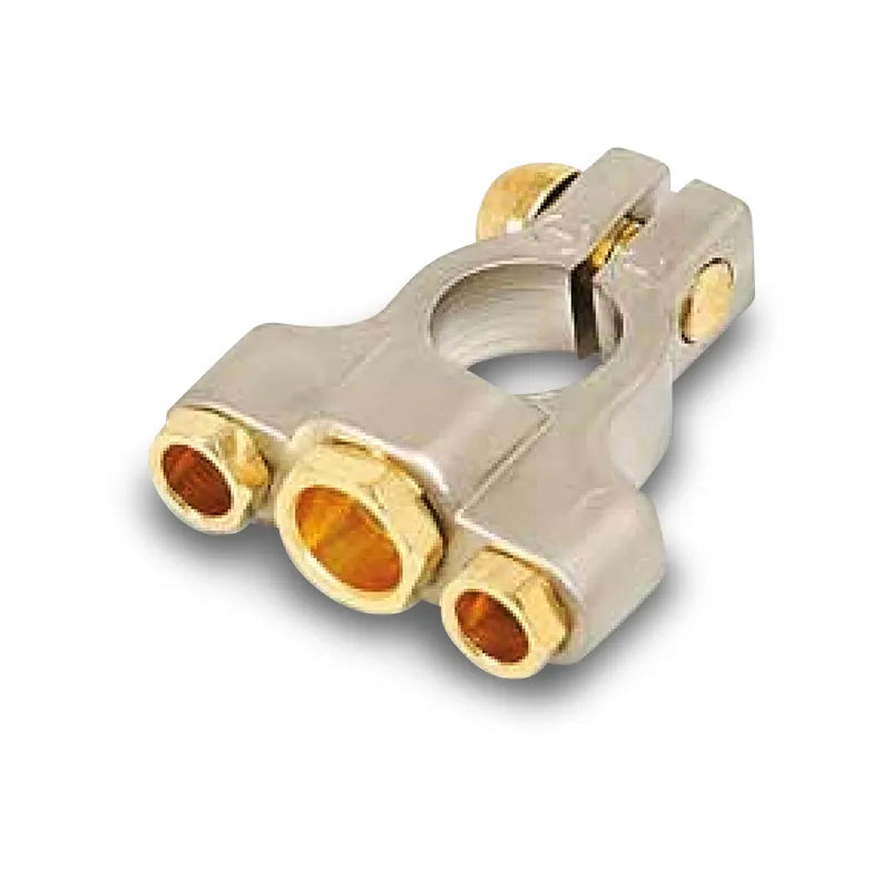 Aerpro PS15 Battery Terminal Negative Silver/Gold (Gold-Plated Bolt)